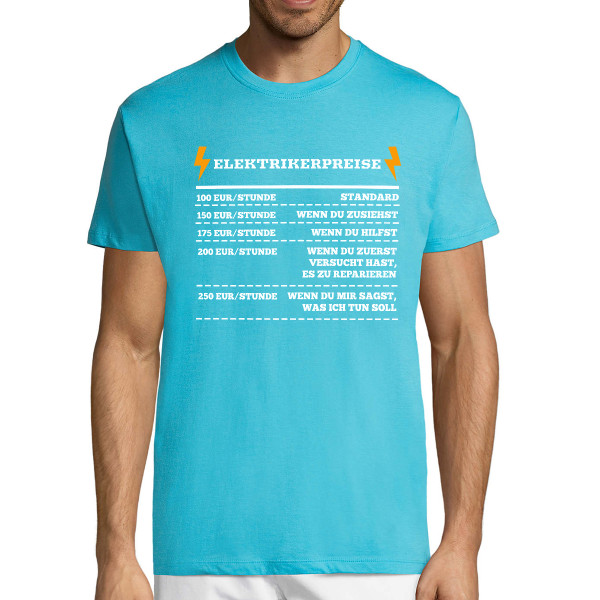 T-Shirt "Elektrikerpreise"