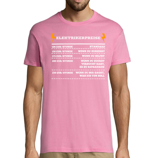 T-Shirt "Elektrikerpreise"
