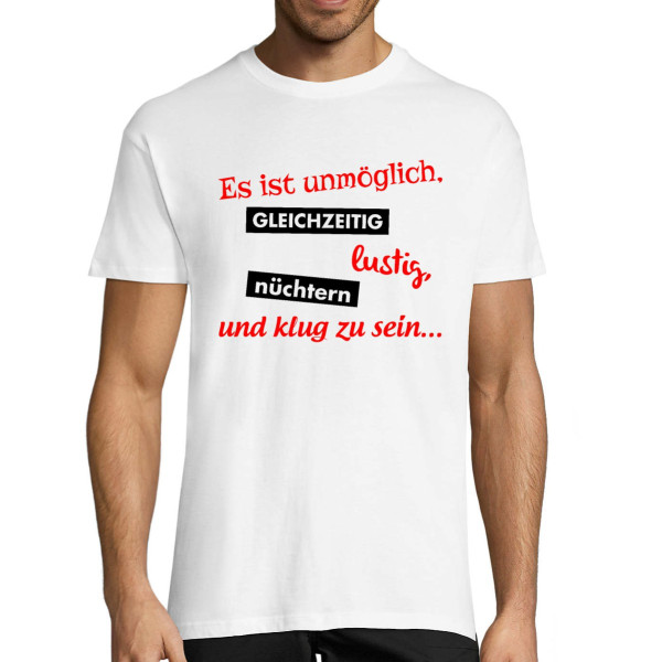 T-shirt "Es ist unmöglich, alles zu sein"