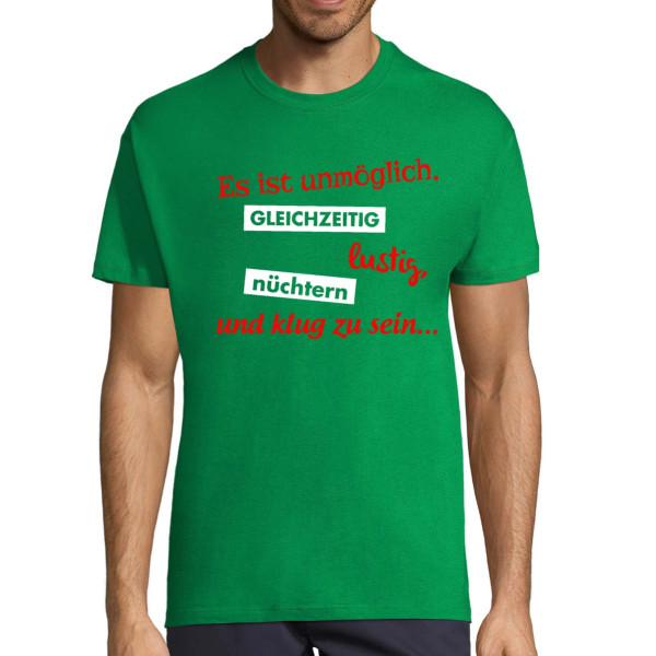 T-shirt "Es ist unmöglich, alles zu sein"