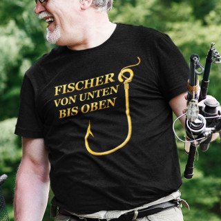 T-shirt "Fischer von unten bis oben"