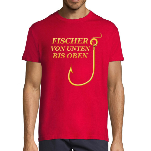 T-shirt "Fischer von unten bis oben"
