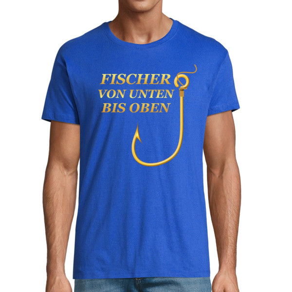 T-shirt "Fischer von unten bis oben"