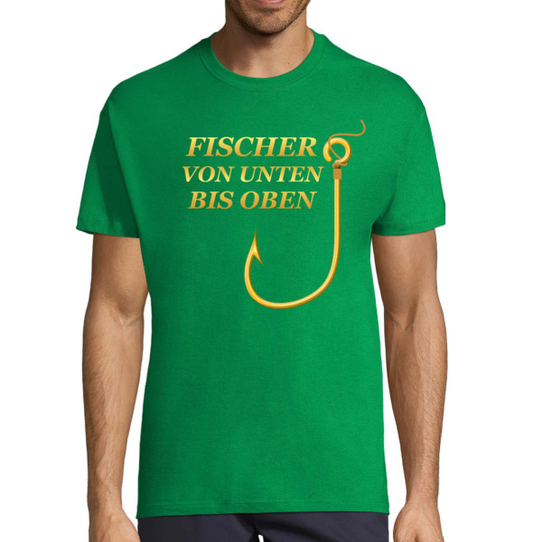 T-shirt "Fischer von unten bis oben"