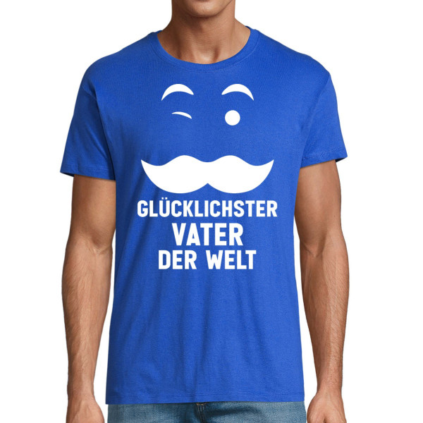 T-shirt "Glücklichster Vater der Welt"