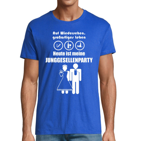 T-shirt "Heute ist meine Junggesellenparty"