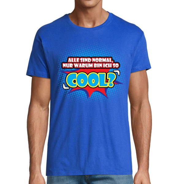 T-shirt „Ich bin cool" (farbig)