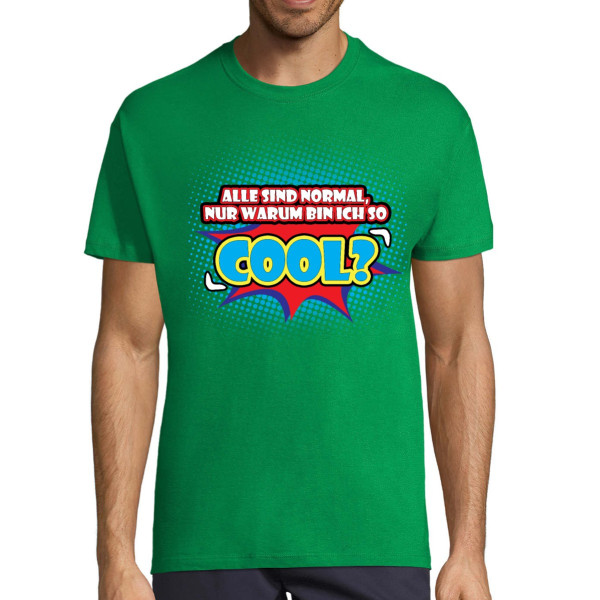 T-shirt „Ich bin cool" (farbig)