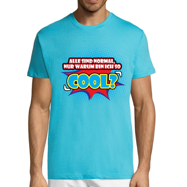 T-shirt „Ich bin cool" (farbig)