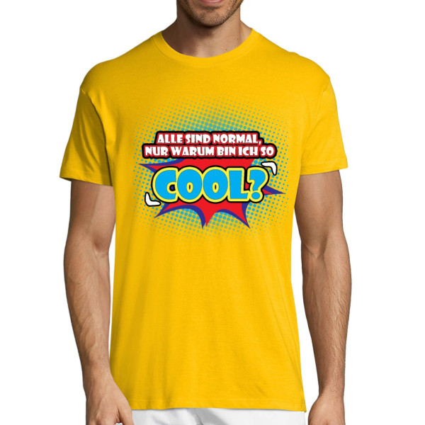 T-shirt „Ich bin cool" (farbig)