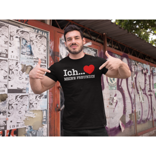T-shirt "Ich liebe meine Freundin"