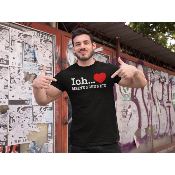T-shirt "Ich liebe meine Freundin"
