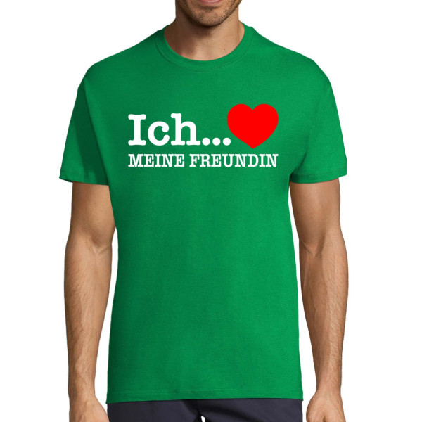 T-shirt "Ich liebe meine Freundin"
