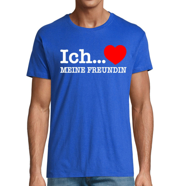 T-shirt "Ich liebe meine Freundin"
