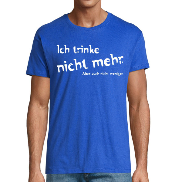 T-shirt "Kein Alkohol mehr"