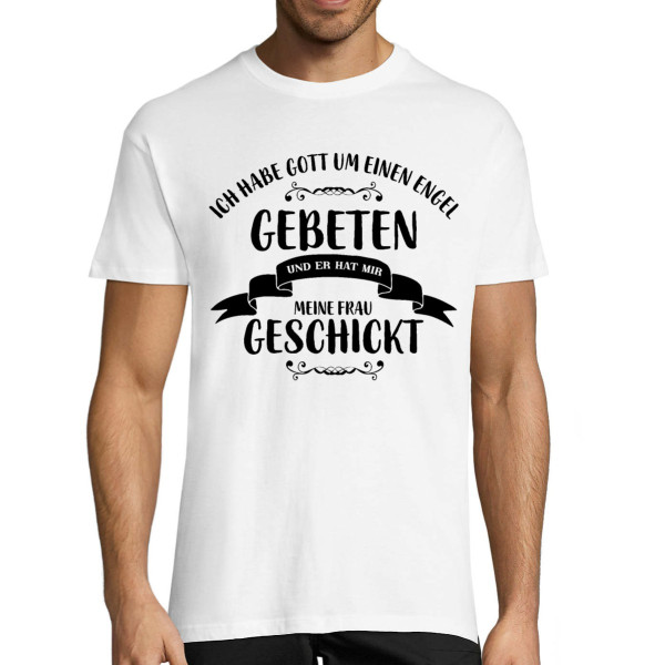 T-shirt "Meine Frau – ein Engel"