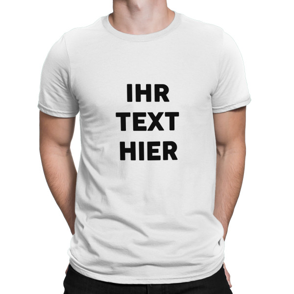 T-shirt mit Ihrem eigenem Text