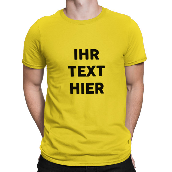 T-shirt mit Ihrem eigenem Text