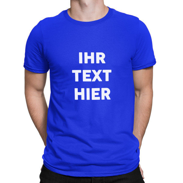 T-shirt mit Ihrem eigenem Text