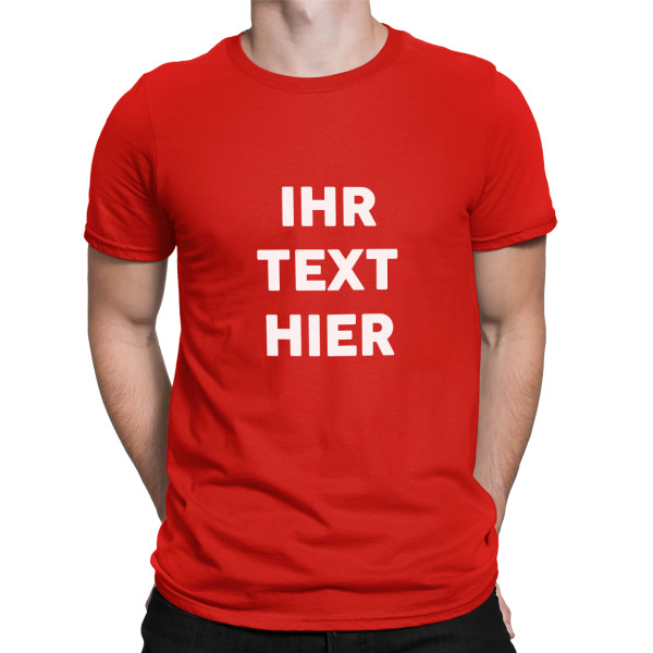 T-shirt mit Ihrem eigenem Text
