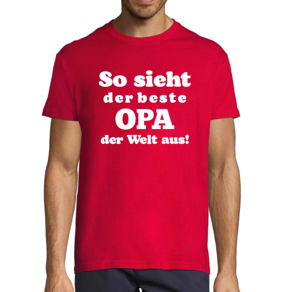 T-shirt "So sieht der beste OPA der Welt aus!"