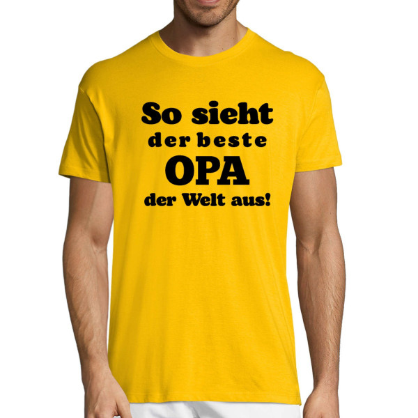T-shirt "So sieht der beste OPA der Welt aus!"