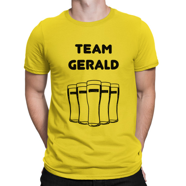 T-Shirt „Team des Bräutigams“ mit dem Namen Ihrer Wahl