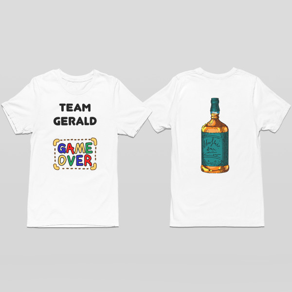 T-Shirt „Team des Bräutigams“ mit dem Namen Ihrer Wahl
