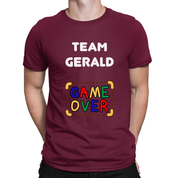 T-Shirt „Team des Bräutigams“ mit dem Namen Ihrer Wahl