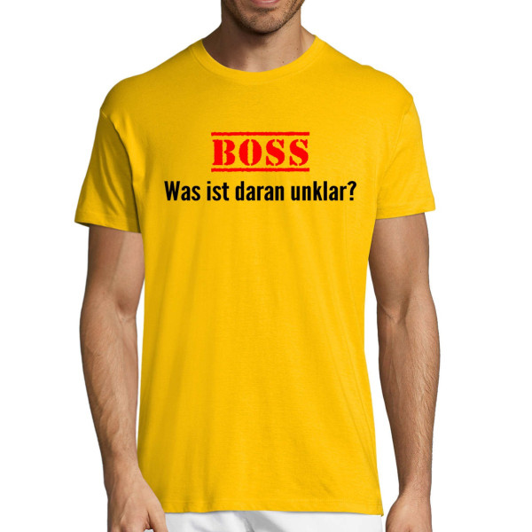 T-shirt "Was ist unklar"
