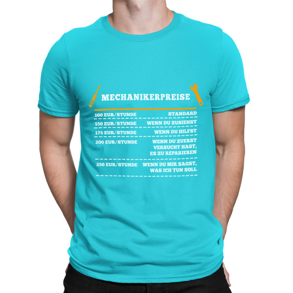 T-shirt "Mechanikers Preisliste"