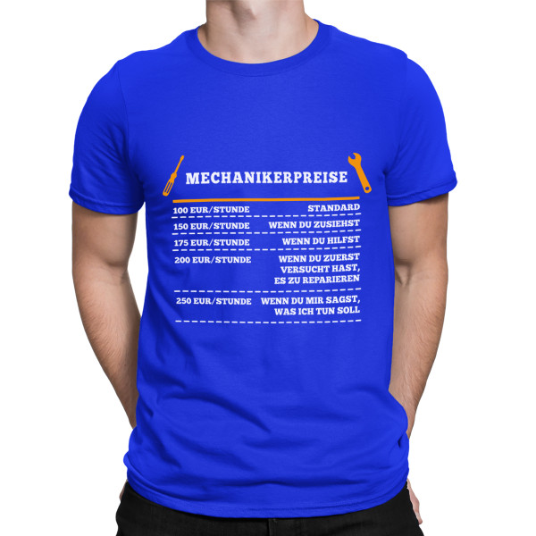 T-shirt "Mechanikers Preisliste"