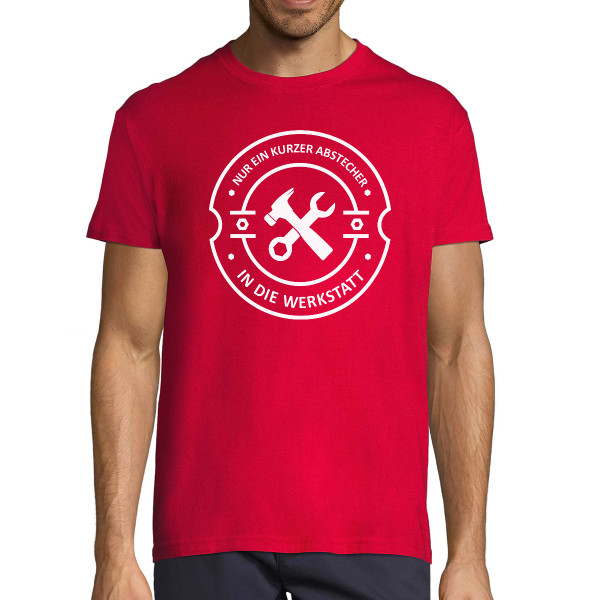 T-shirt "Schnell in die Werkstatt"
