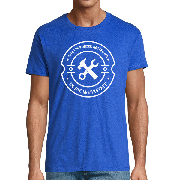 T-shirt "Schnell in die Werkstatt"