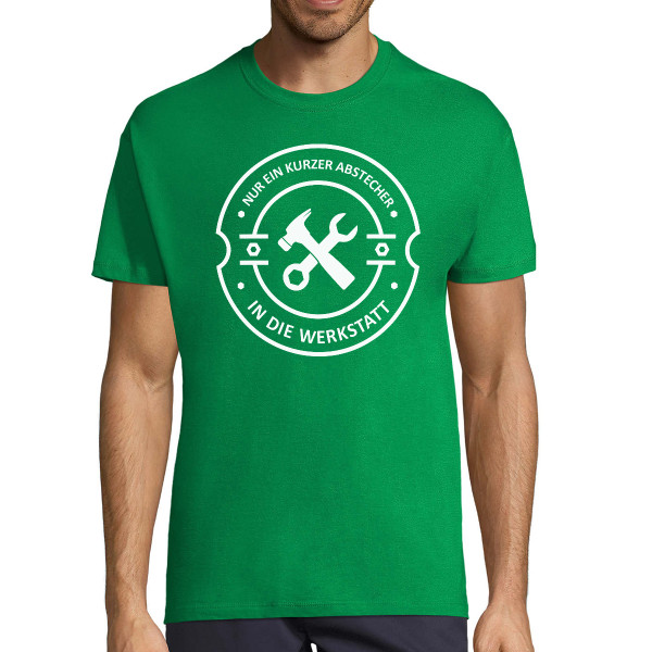 T-shirt "Schnell in die Werkstatt"