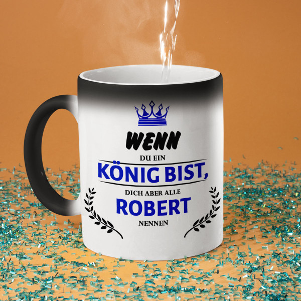 Tasse „Ärgerlich, wenn man ein König ist“ mit einem Namen Ihrer Wahl Tasse „Ärgerlich, wenn man ein König ist“ mit einem Namen Ihrer Wahl