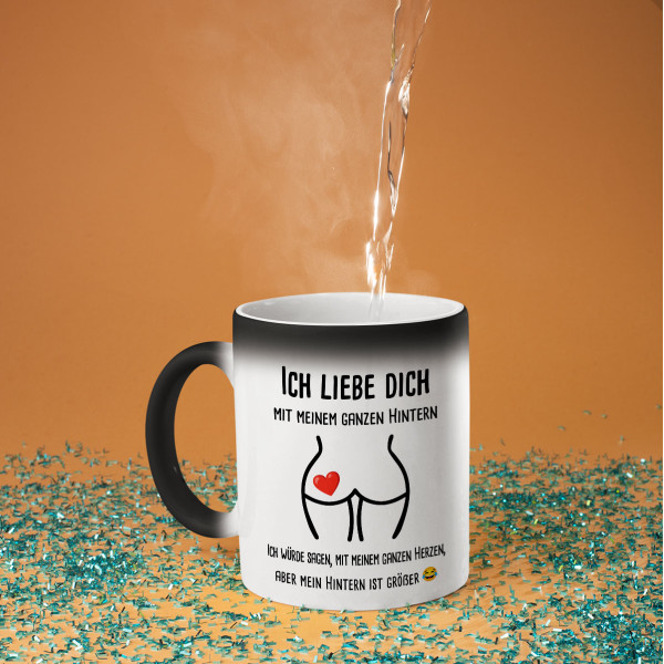 Tasse "Ich liebe dich mit meinem ganzen..."