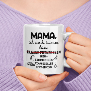 Tasse "Mamas Finanzprobleme"