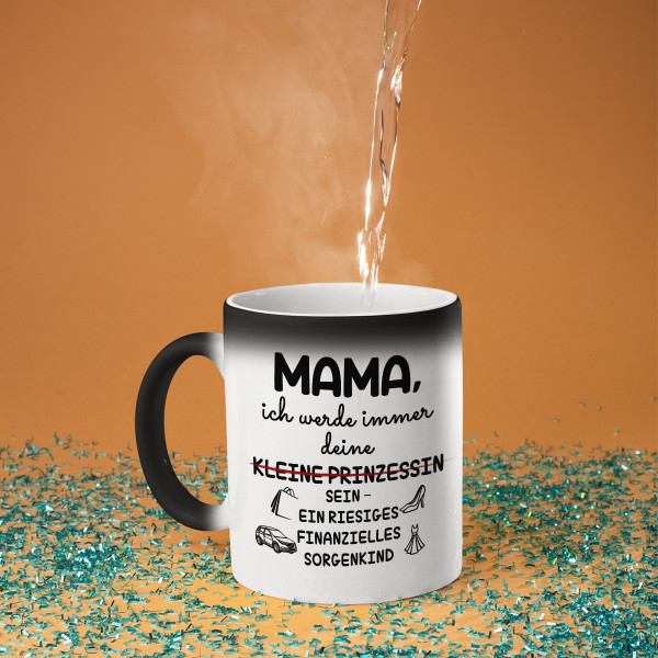 Tasse "Mamas Finanzprobleme"