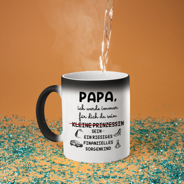 Tasse "Papas Finanzprobleme"