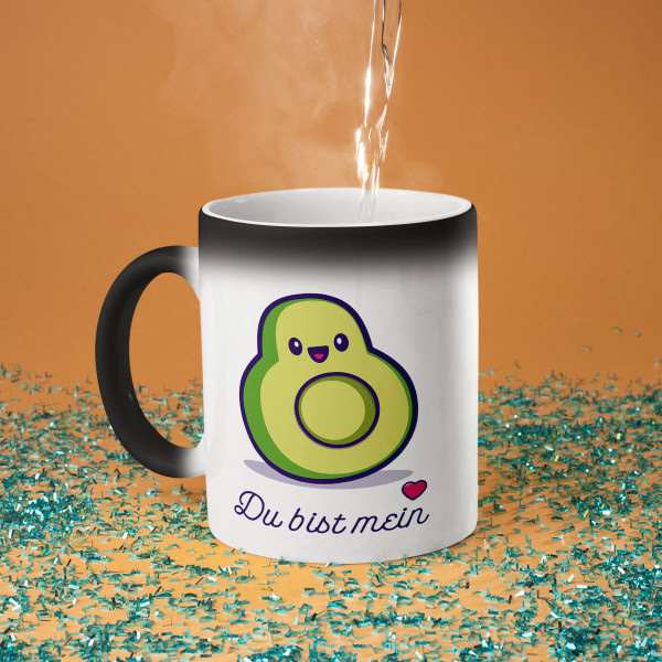 Tassenset für Paare  "Avocados"