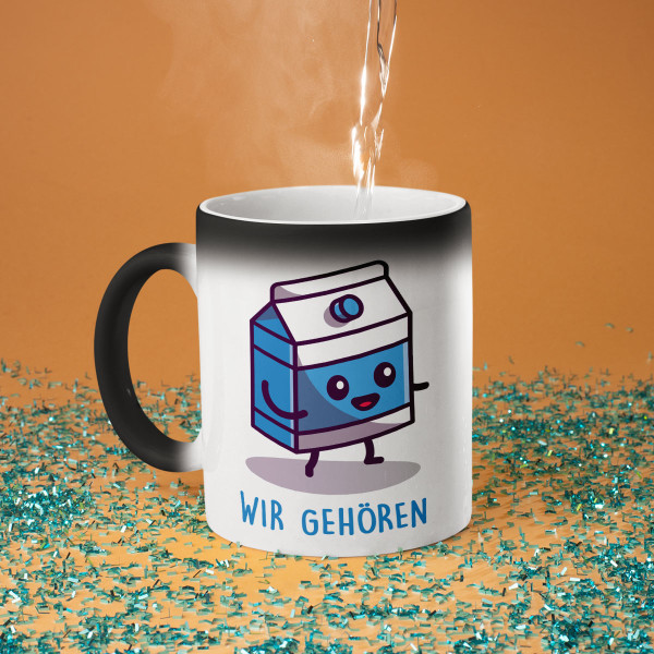 Tassenset für Paare  "Frühstückspaar"