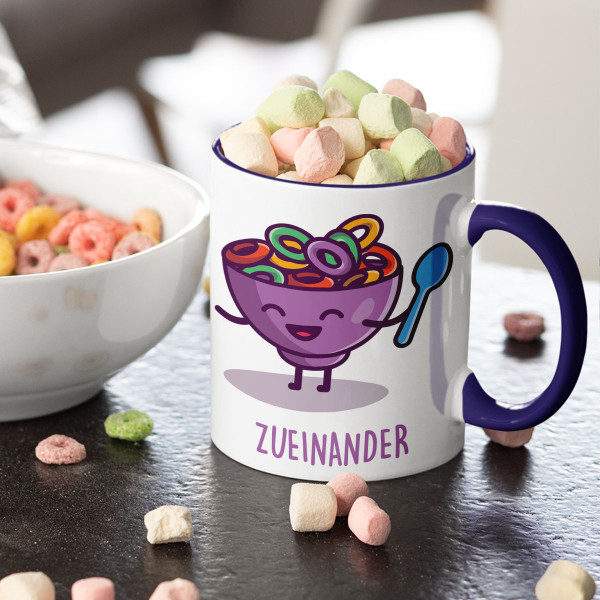 Tassenset für Paare  "Frühstückspaar"