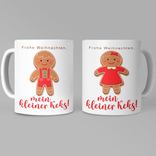 Tassenset für Paare  "Kekse"