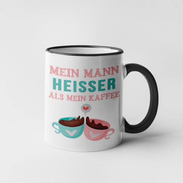 Tassenset für Paare „Liebe ist wie Kaffee“