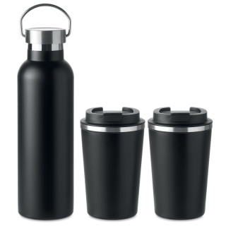 Thermobecher und Metallflaschen-Set „HELSINKI“