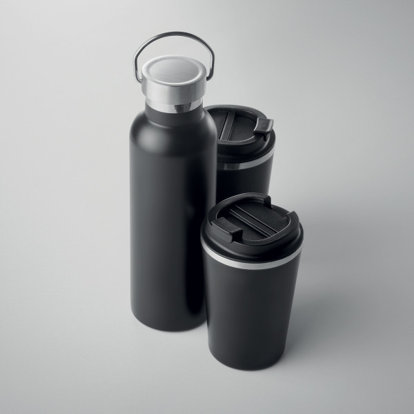Thermobecher und Metallflaschen-Set „HELSINKI“