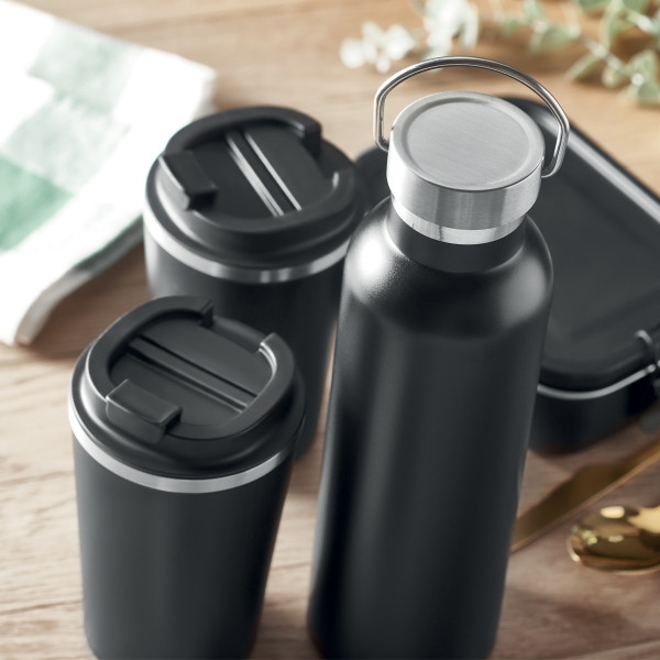 Thermobecher und Metallflaschen-Set „HELSINKI“
