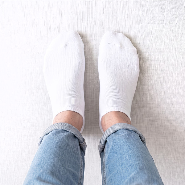 Kurze Herrensocken ohne Aufdruck