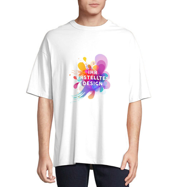 Übergroßes UNISEX T-Shirt mit Ihrem Wunschdesign